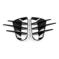 For KIA Stinger 2018-2023 Front Bumper Side Vent Grill Trim Cover Side Fender Covers Fender Exterior Body Kit Stickers black
