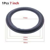 1 vnt. Guminis žemų dažnių garsiakalbio taisymo putplasčio krašto žiedas Garsiakalbio taisymo priedai 1pcs 7 inch gray
