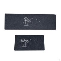 Home Kitchen Bathroom Bedside Mats Washable Dandelion gray