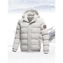 Vyriškas žiemos parkas Storas Vėjui atsparus Šiltas su gobtuvu Parko striukė Paltai Vyrai Prekės ženklas Lauko drabužiai Mada Klasikinis Laisvalaikio Parkas Vyrai M juoda