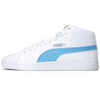Puma Smash V2 Mid Cv Fabric Casual Sneakers Unisex Sneakers White 389285-01 35.5 blue