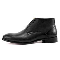 Madingi prabangūs vyriški odiniai ankle boots, vyriški paprasti su užtrauktuku Derby batai, rankų darbo su raišteliais, biuro formalūs pagrindiniai batai vyrams 43 juoda