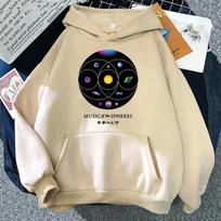 2024 Coldplay The Spheres Hoodies I Will Try To Fix You Spausdintas Hoodie Ruduo Žiema Moterys Vyrai Megztiniai Gyvybės Gėlė Drabužiai 3XL beige