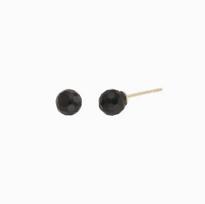 LLOYD Cut Onyx 5mm 14k Auksiniai Auskarai LPFE3034G 14k black