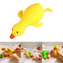 Cute Animals Vent Toys Goodie Bag Fillers Goose for Children Adults White Yellow yellow