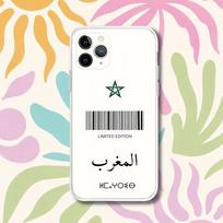Moroccan Morocco Flag Passport Map Phone Case For iPhone 17,16e,16,15,14,13,12,11 Mini Pro Max X,XR,XSMAX 8,7 Plus Transparent iPhone15plus white