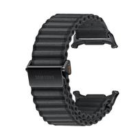 Original Samsung Trail Band for Galaxy Watch Ultra 47mm Breathable Nylon Sport Bracelet Samsung Galaxy Watch Ultra 47MM Watch Brand tamsiai pilka spalva