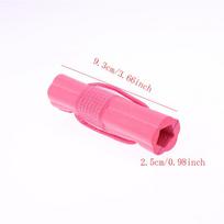 6Pcs Self-adhesive Hair Curler DIY Wavy Hair Rollers Soft Flower Shape Magic Foam Sponge Hair Curling Styling Barber Accessories pink