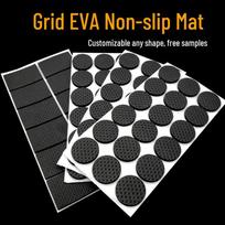 Round Black Anti-Slip EVA Foam Pads for Furniture Legs Round 20mm*3mm Thick (16 Pieces); EVA