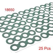 18650 21700 32650 Li-ion Battery Insulation Gasket Barley Paper Battery Pack Hollow Insulating Electrode Insulated Pads 1S to 6S