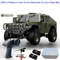 JJRC C8835 1/14 RC automobilis Simuliacinis 4x4 Visureigis 2.4G Nuotolinio valdymo automobilis Off-road Laipiojantis Elektrinis Sunkvežimis LED Šviesa RC Žaislas Dovana