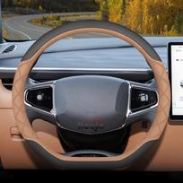 Odinis automobilio vairo užvalkalas Jaecoo J7 J8 J5 7 5 8 2025 2026 priedams chaki