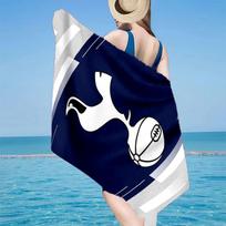 Tottenham Hotspur Football Club Microfiber Beach Towel, Lightweight And Quick-Dry, for Summer Travel, Beach Essential, Swimming Pool 80cmx160cm(31x63inch)