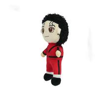 25cm New Michael Jackson Plush Toy Doll, Cute Collectible Doll, Children's Birthday and Christmas Gift gray