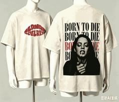 Lana Del Rey For Fan Gift Tshirt Unisex Unisex Harajuku Oversized Unisex Short Sleeve Streetwear High Quality Couples Retro Couples L black
