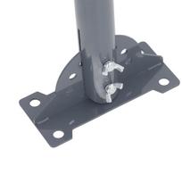 for Starlink Mounting Kit Stainless Steel 40cm Angle Adjustable Vertical Type Roof Mount for Balcony Outdoor gray
