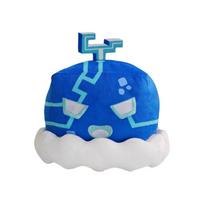 Blox Fruits 15cm Plush Mammoth Fruit Spin Sound Quake Shadow Dragon Rumble Stuffed Blox Fruit Figure Doll Collection Game Gift mėlyna
