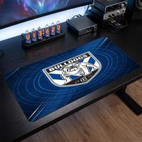 Canterbury-Bankstown Bulldogs Pattern Mousepad Anti?Slip Rubber Desk Pad For Gaming Working Desktop Decoration 30cmx60cm（11.8x23.6inch）