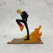 15cm Anime One Piece Figure Luffy Sanji Zoro Battle Warrior Figurine Model PVC Collection Desktop Action Figure Toy Kid Gifts black