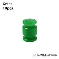 10pcs 13x9x3.5mm Soft Mount Shock Absorption Balls  For F4 F7 Flight Controller/FPV Quadcopter žalia