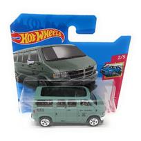 Lūžęs kabliukas!!!    Hot Wheels Mainline Modeliukas Dodge Van Green Short Card (yra Sandėlyje)