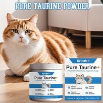 Taurine Powder For Cats Gentle Formula Supports Heart, Vision Overall Health Daily Care Supplement For Comfort And Well-Being white
