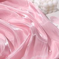 Reflective Surface Liquid Satin Fabric Soft Texture Water Gloss Texture Metallic Satin Fabric Lightweight Material L