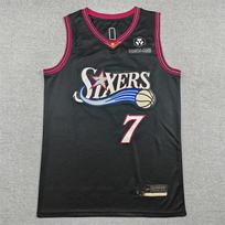 Philadelphia 76ers Krepšinio marškinėliai be rankovių Topas Vyrams Moterims Sportinė apranga Gerbėjų apranga XXL
