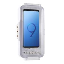 PULUZ PU9100W 45M 147ft Waterproof Phone Case Diving Case Smartphone Underwater Housing Protective Case with Red Filter balta