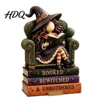 Decorative Wood Signs for Readers Wooden Reading Girl Figurine Book Lovers Personalized Desktop Bookshelf Decor with Room Shelf Ornaments Stacked 15cm Q