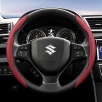 Tinka Suzuki Kvėpuojanti Skylė Oda Vairas Dangtelis Segmentuotas Greito Atleidimo Dizainas Neslystantis ir Patvarus Swift 2011 Sx4 Grand Vitara black