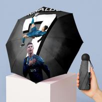 Ronaldo (14) Lauko skėtis, puikiai tinkantis paplūdimio kelionėms, kelionėms į nuotykius ir visų sezonų lauko veiklai Five-fold umbrella