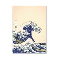 Vintažinis japonų meno drobės paveikslas „Didžioji Kanagavos banga“, plakatas ir atspaudai, sienų dekoras namams 60x80cm No Framed