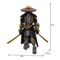 Buildmoc Ideas MOC-107112 Mecha Warrior Mech Robotas Kostiumas Figūrėlės 341 Vnt. Modelis Konstruktorius Žaislai Vaikams Žaislas Vaikams black