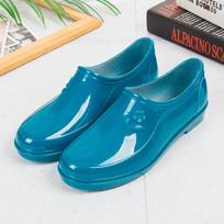 Moterų Yuanbao trumpikės lietaus batai: Neslystančios, atsparios dėvėjimuisi, šiltos vandens avalynės virtuvei, pavasariui ir rudeniui 40 (Single +1, Fleece-lined +2) blue