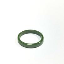 Naujo stiliaus spalvingas 3 mm keraminis žiedas moterims, poroms, modernūs kosminės keramikos vestuviniai žiedai, minimalistiniai unisex papuošalai, dovanos 5 žalia