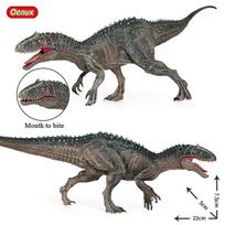 Oenux Juros periodo dinozaurų figūrėlės T-Rex Velociraptor Spinosaurus Dilophosaurus Gyvūno modelis Veiksmo figūrėlės Kolekcija Vaikų žaislas