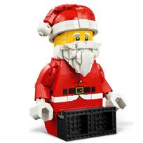 761 vnt. Karštas žaislas Padidinto dydžio Kalėdų senelio minifigūrėlė 40820 Statybinis blokelis Surinkimo dėlionė Modelis Šventinis Sezoninis Gimtadienio Kalėdinės Dovanos