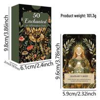 Enchanted Affirmation Deck: 50 Mindfulness Magic Cards black