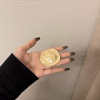 Alloy Round Slice Brooches Jewelry Accessories Minority Design Big Statement Irregular Brooch Luxury Brand Geometric Daily auksas
