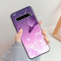 Samsung S10 dėklas 5G Gyvūnėlis Mielas dangtelis Samsung Galaxy S10 Plus telefonui Minkštas TPU silikoninis telefono dėklas SamsungS10 S10e S10 Lite Samsung S10 blue