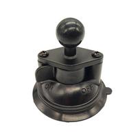 Twist Lock Car Suction Cup Phone Mount Base Adjustable Charger Mobile Phone Holder With USB Car Mobile Stand Phone Mount for Ram black