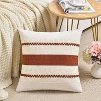 Boho dekoratyvinės pagalvių užvalkalai Sodybos Rustic sofos mesti pagalvės užvalkalai Vasaros pagalvėlių užvalkalai Retro pinti lovos, sofos, kėdės dekorui 50x50cm