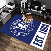 1pc General-purpose Rug, Chelsea FC Printed Area Rug, Comfortable Office Chair Carpet, Home Entrance Floor Mat 120cmx160cm