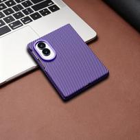 Samsung Z Fold8 Magnetinis Anglies Pluošto Tekstūros Apsauginis Dangtelis zfold3 violetinė