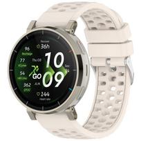 Perforated Pin‑Buckle Solid‑Color Silicone Watch Band for Amazfit Active 3 Premium, Replacement Wrist Strap, Strap Only For Amazfit Active 3 Premium gray