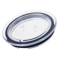 Clear Milk Frother Lid Replacement with Pull Lip and Seal Edge, Cover Part for Models 3593 3594, Helps Limit Frothing Spills During Use 1 gray