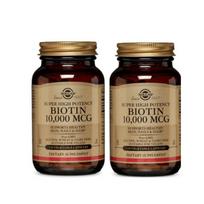 Solgar Biotin 10,000mcg Vegetable Capsules 120 Tablets 2 pcs