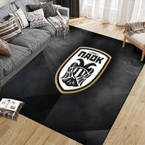PAOK Flannel Pattern Square Carpet,Area Rug,Carpet Rug for Living Room Bedroom Sofa Playroom Decor,Non-slip Floor Mat 70x100cm( 27x39in )