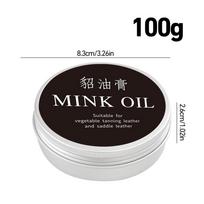 Minkų aliejaus kremas odiniams batams, rankinėms, odos priežiūros kremas, odos priežiūros kremas 15g/30G/50G/100G/250G atnaujinimo pasta 100g
